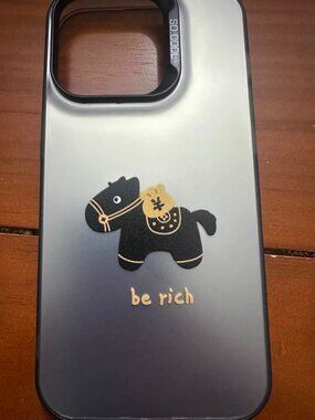Matte Black  Lucky Horse Case